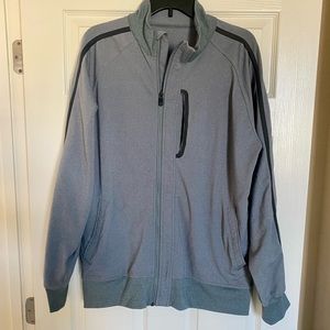 Like new men’s lululemon grey/green zip up jacket